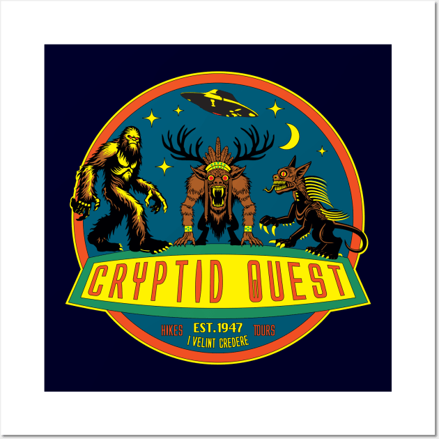 Cryptid Quest Wall Art by PeregrinusCreative